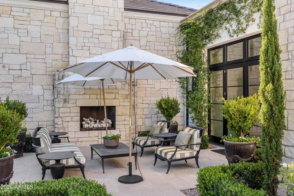 Front Courtyard + Front Patio