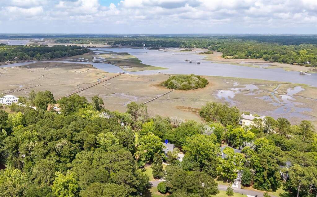 Stono River Aerial view