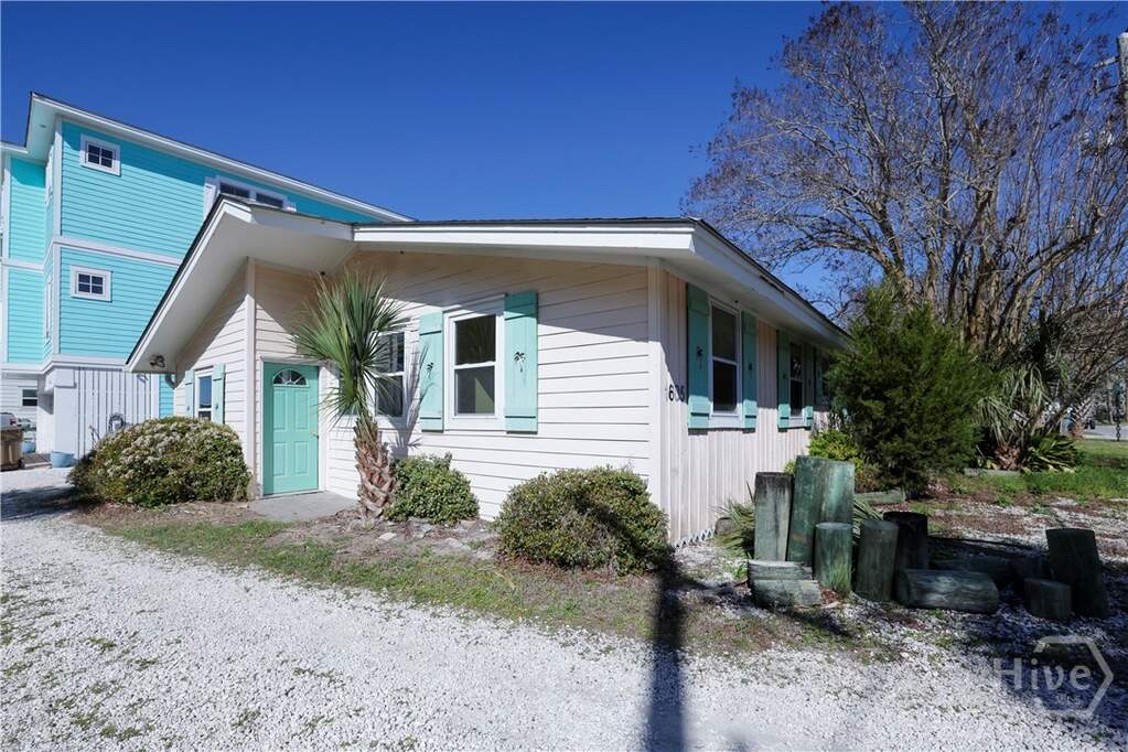 Elevation from private road and entry