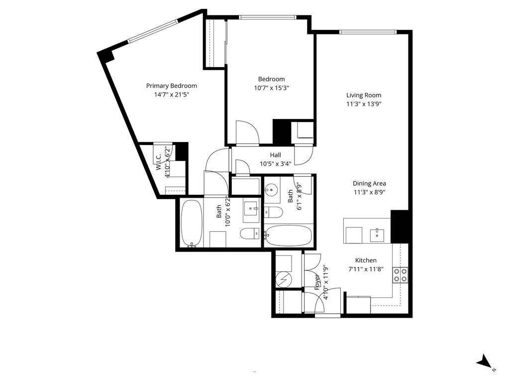 2 Bedroom Apartment/Flat's Image 20