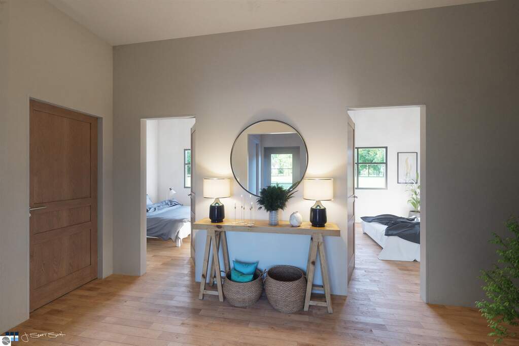 Excellent layout for rentals or privacy for guests