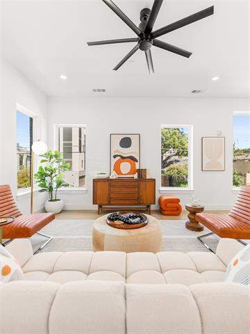 Open concept second floor perfect for entertaining.