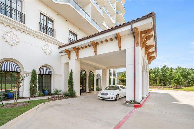 View of porte cochere