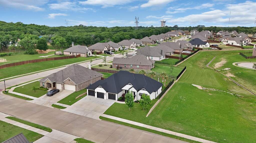 View of property and greenbelt