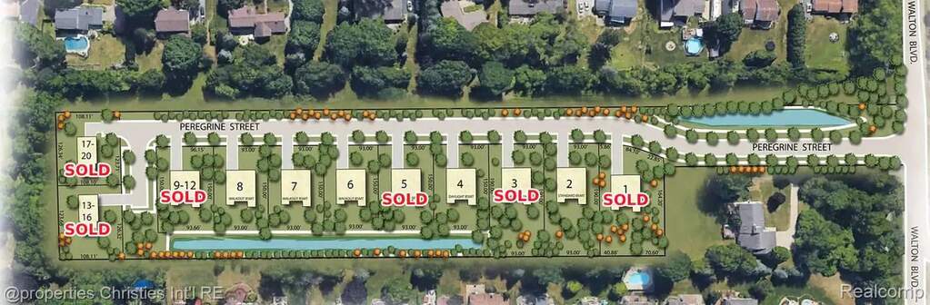 Walton Oaks Siteplan