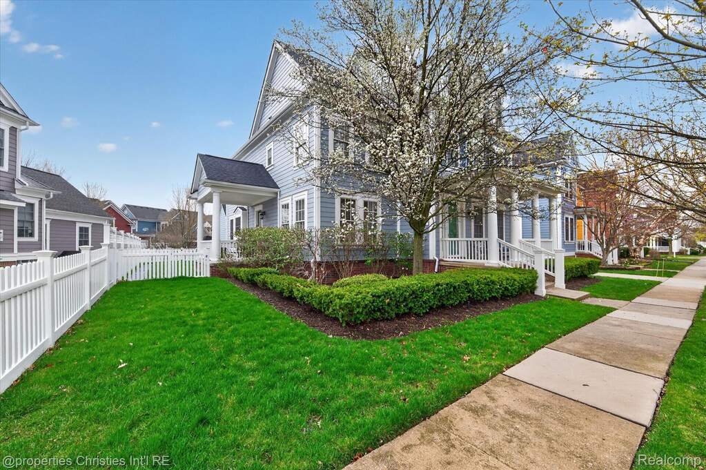 View of home's exterior with covered porch