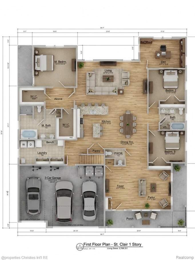St Clair Floor Plan
