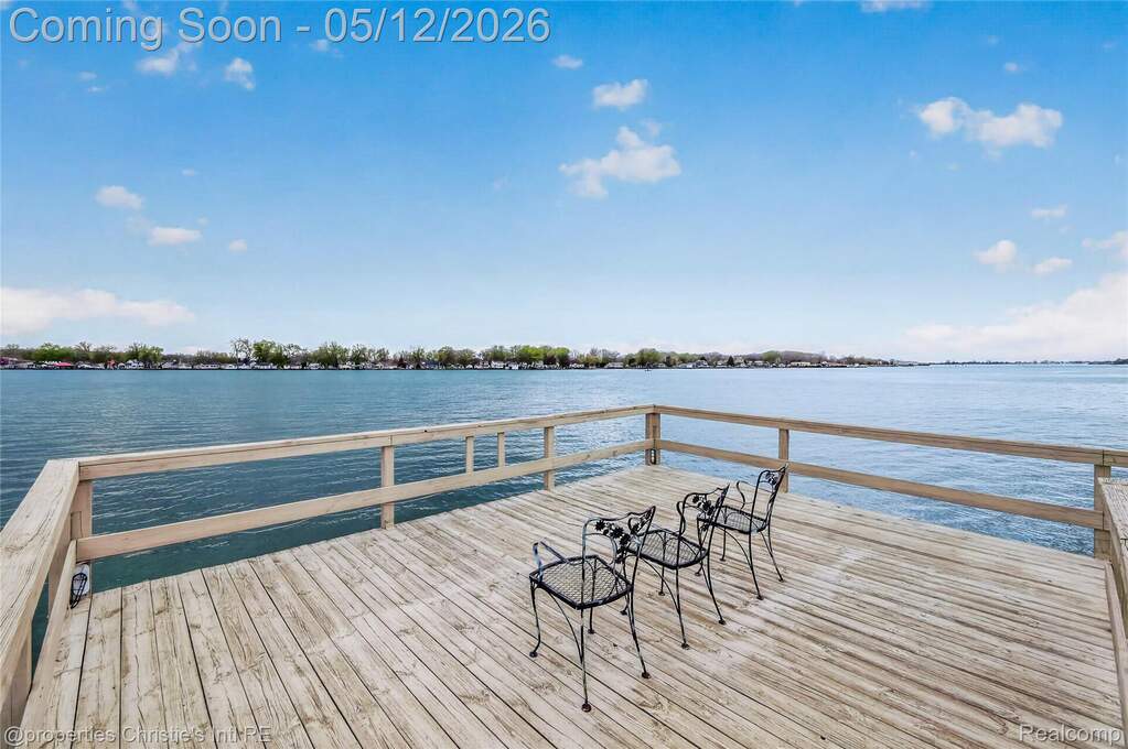 Dock featuring a deck with water view