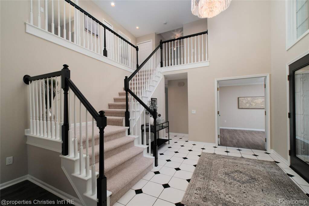 Foyer leading to office