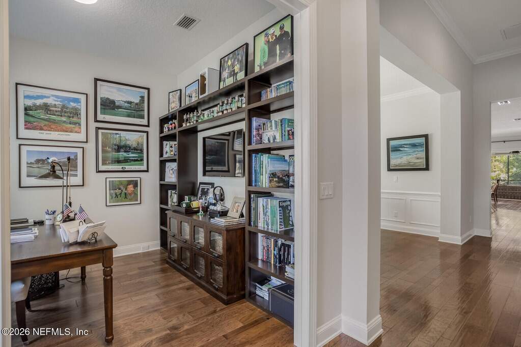 Office with built ins