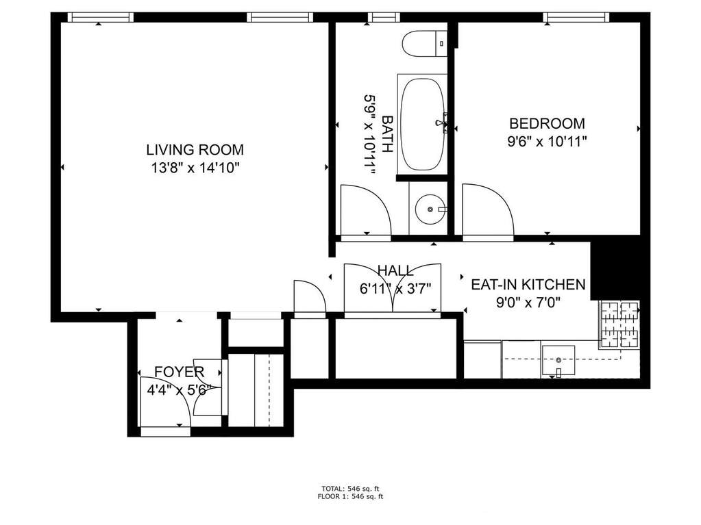 1 Bedroom Apartment/Flat's Image 12