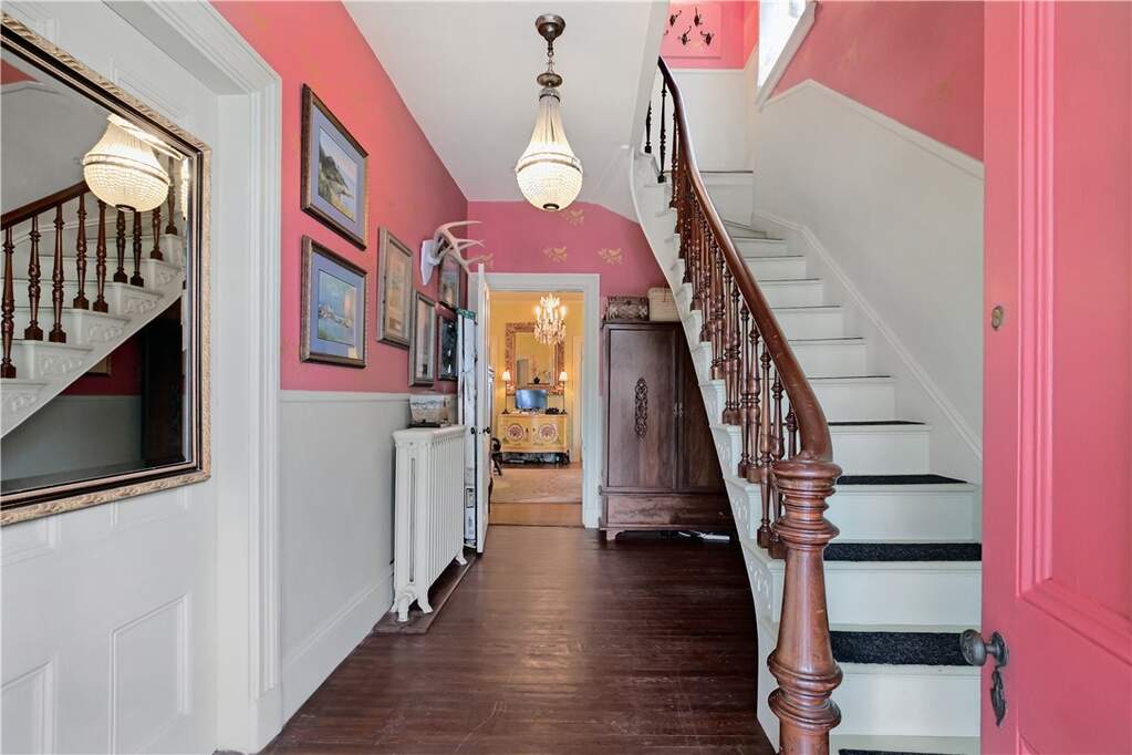 Entry Foyer with Original Stairway