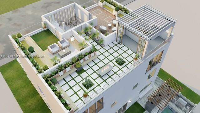 Dedicated roof tops for each townhome