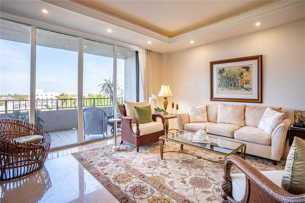 The living room is connected to the terrace, offer
