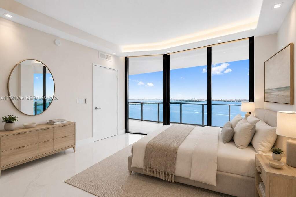 Master bedroom Virtually staged
