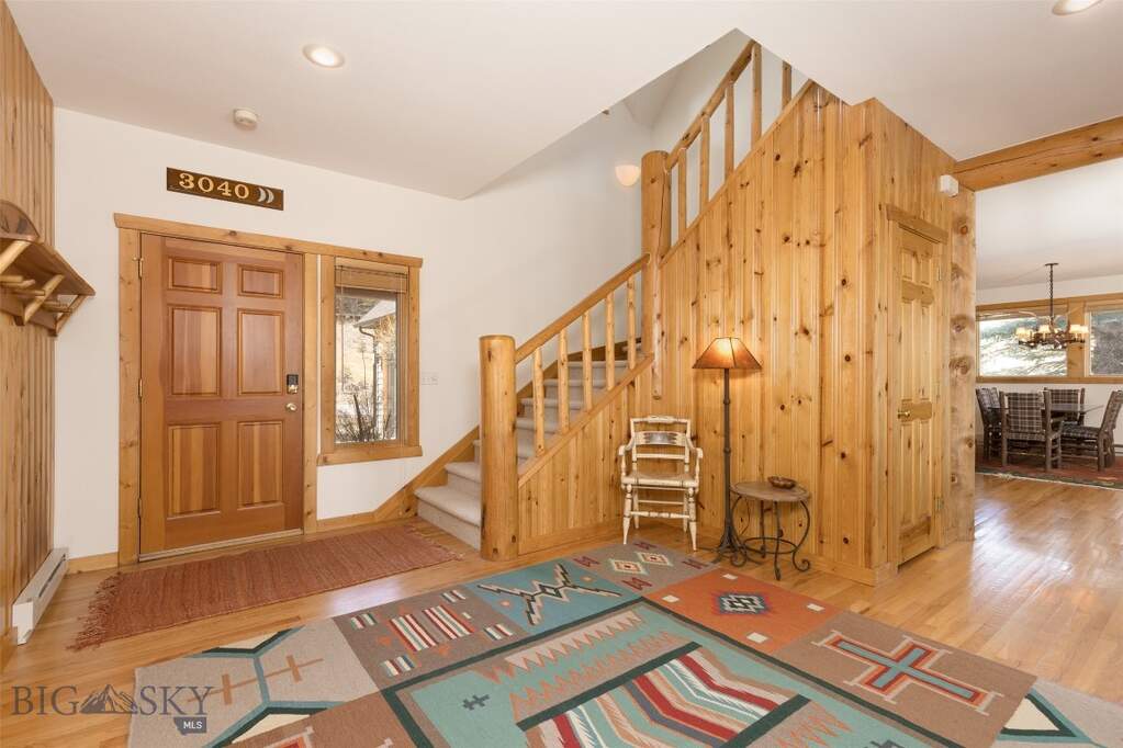 Main level front door entry area.