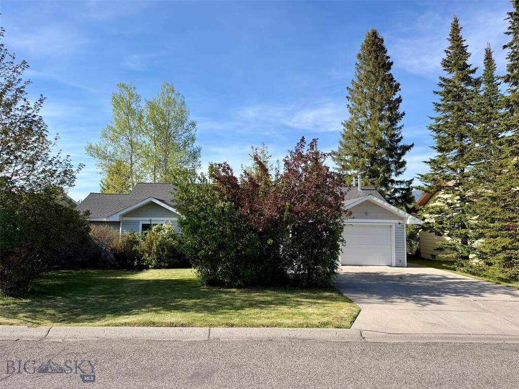 Private, landscaped front yard