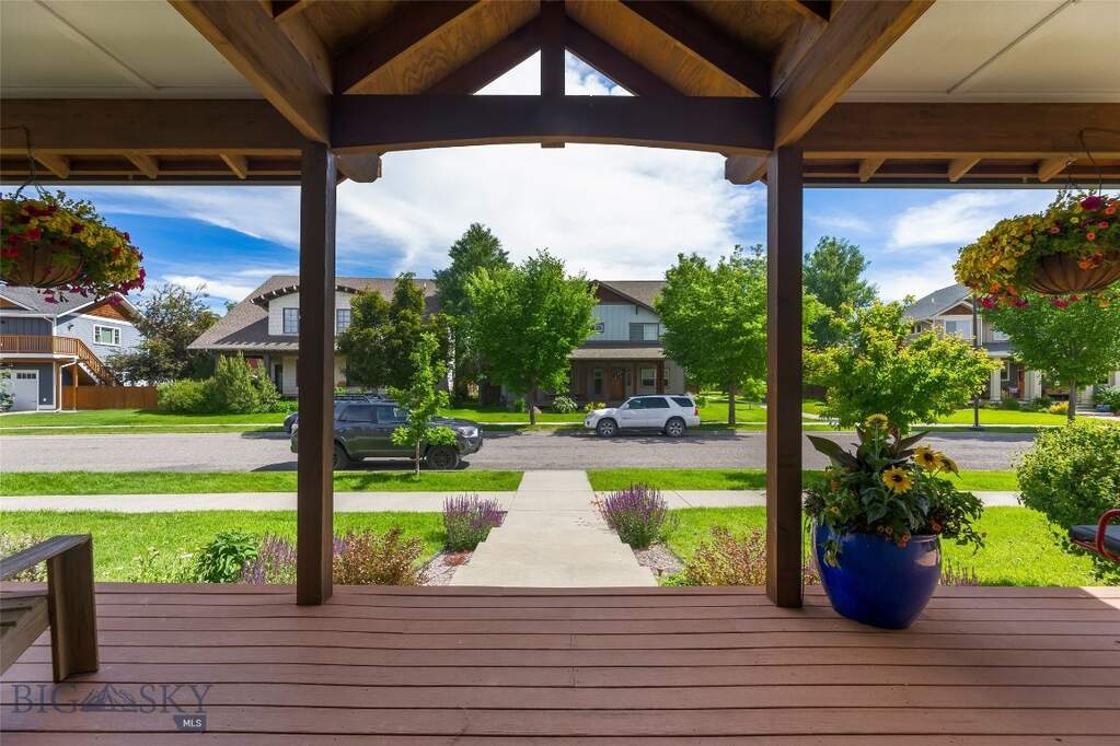 Covered front porch