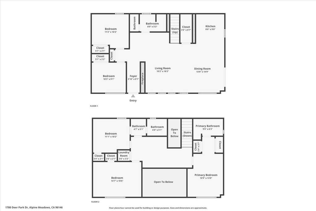 1780 Deer Park Drive, Alpine Meadows, CA 96146