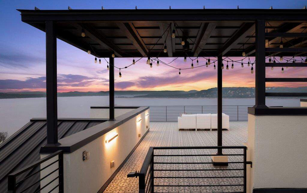 Panoramic, unobstructed views from all levels with multiple patios where you can take in our famous Texas sunsets.