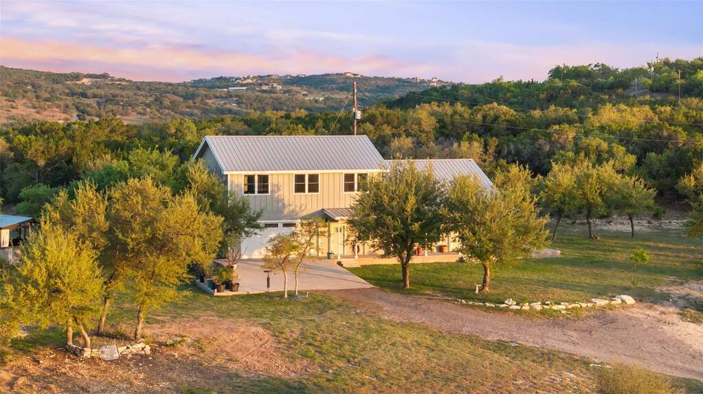 The garage apartment can be accessed from the inside of the main house or from an exterior separate entrance.