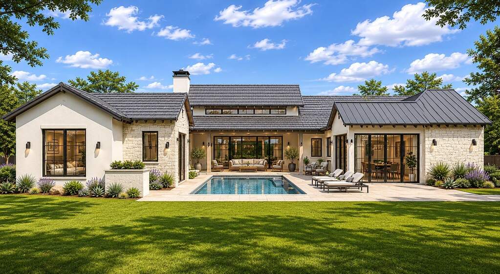 Rendering shown is conceptual only. Builder offers multiple custom designs at a variety of price points, or bring your own builder. To further explore build options by Adam Patterson of Patte