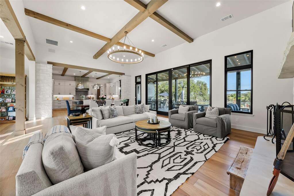 This stunning home features an expansive and seamless open concept design. Integrating the main living area, dining space, and gourmet kitchen. Perfect for entertaining and gatherings.