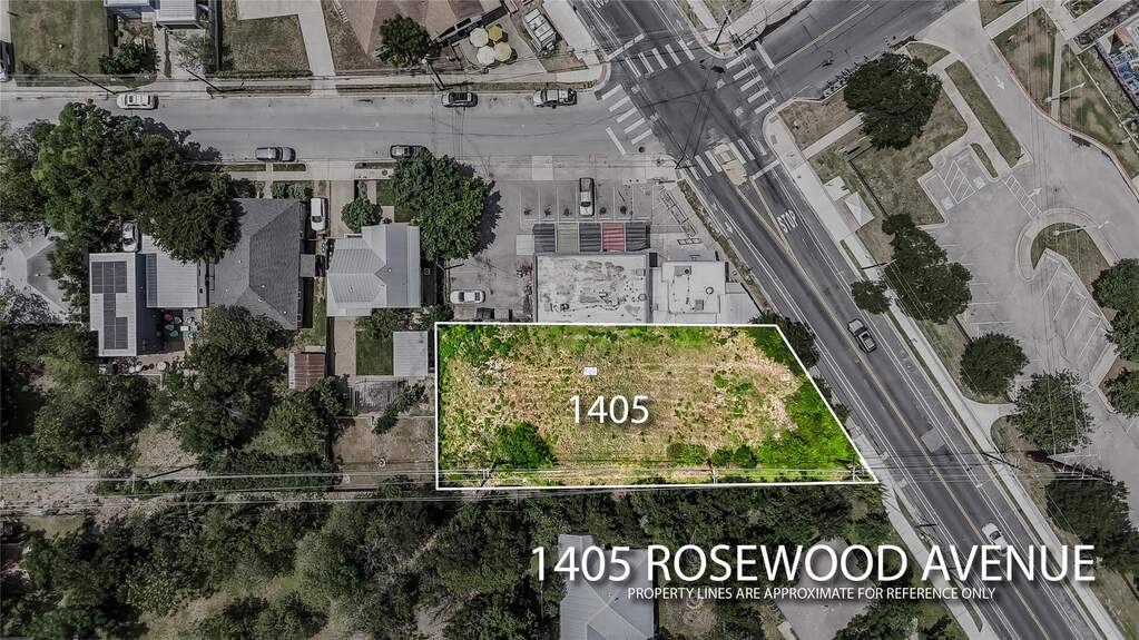 Aerial view of property's location featuring property parcel outlined