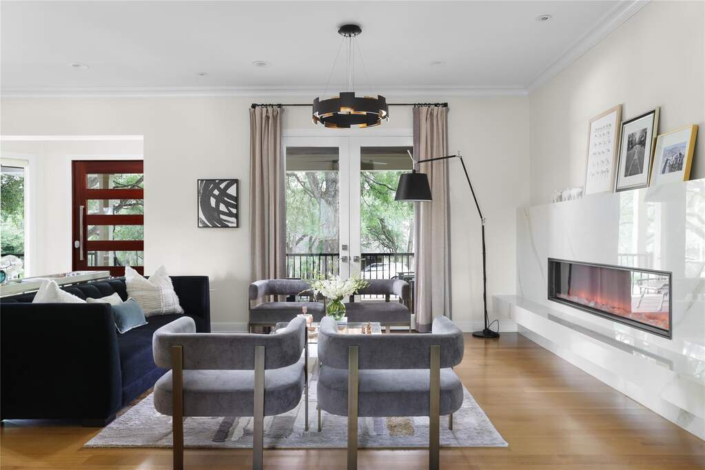 Contemporary Fireplace for Cozy Evenings