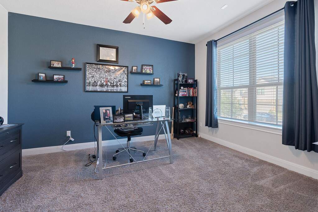 Dedicated study on the right as you enter the home.