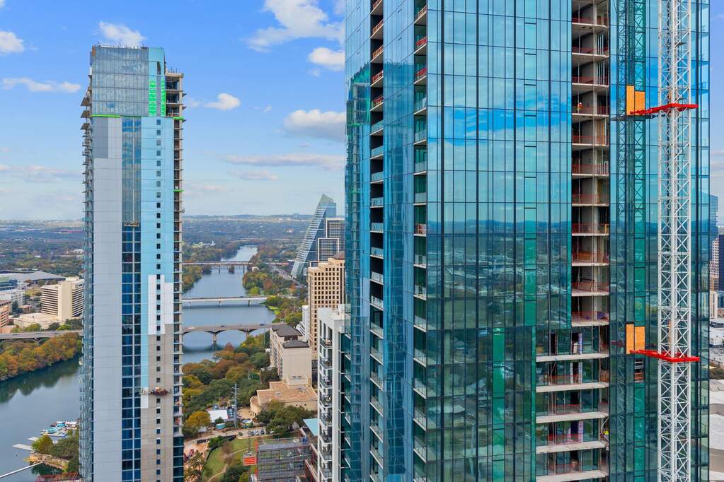 View of city with Lady Bird Lake views and Congress Bridge